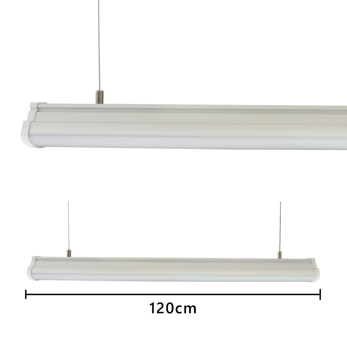 Plafoniera LED Rail IP44 40W 120cm 4500K