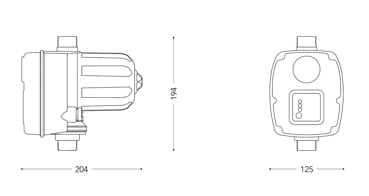 Presscontrol Electronic pressure regulator for ITALTECNICA BRIO TANK electric pumps