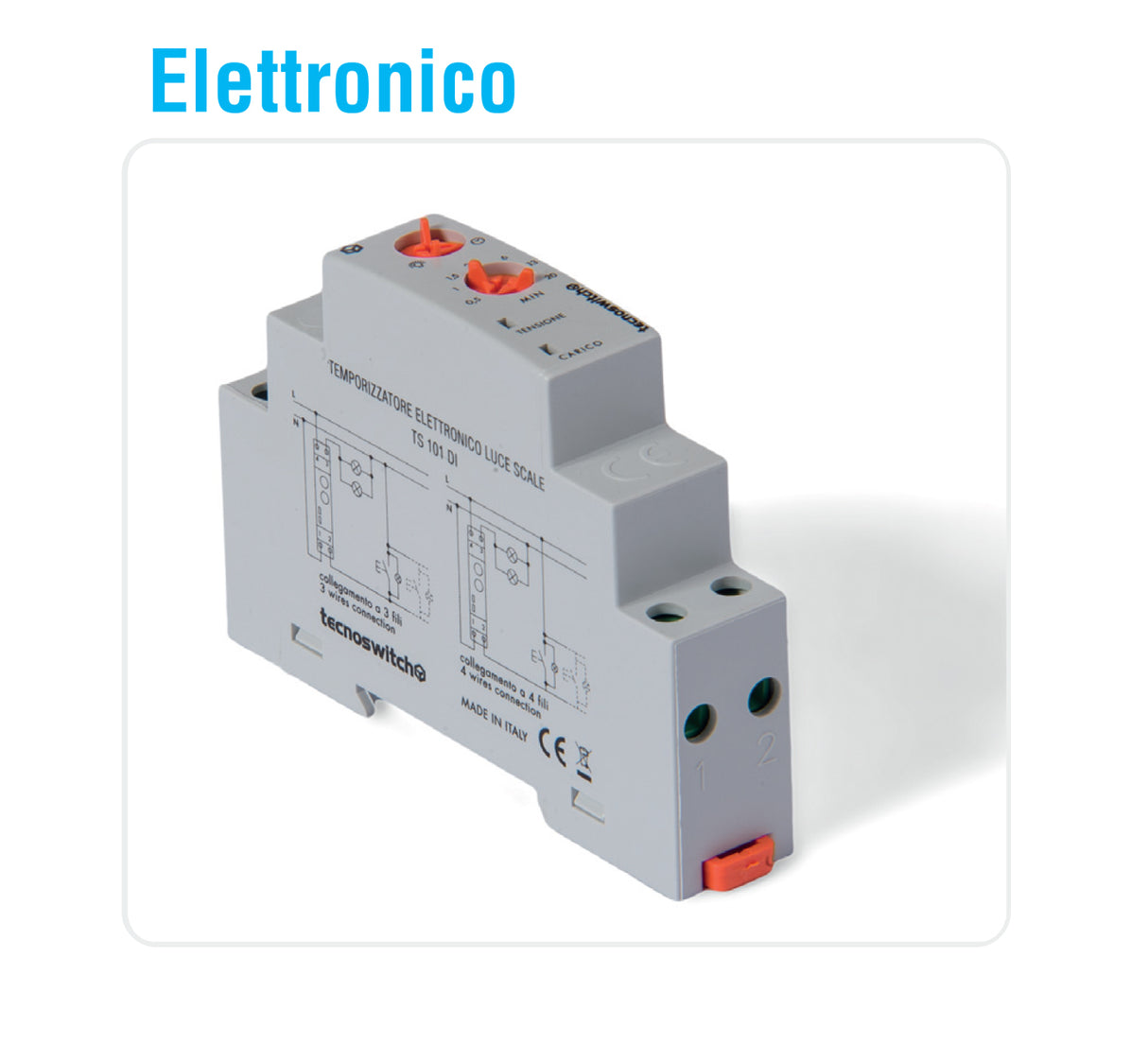 Temporizzatore luce scale Tecno Switch