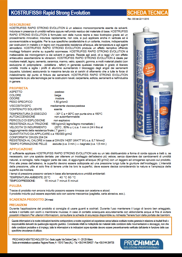 KOSTRUFISS ultra starker schnell abbindender Strukturkleber - 310ml.
