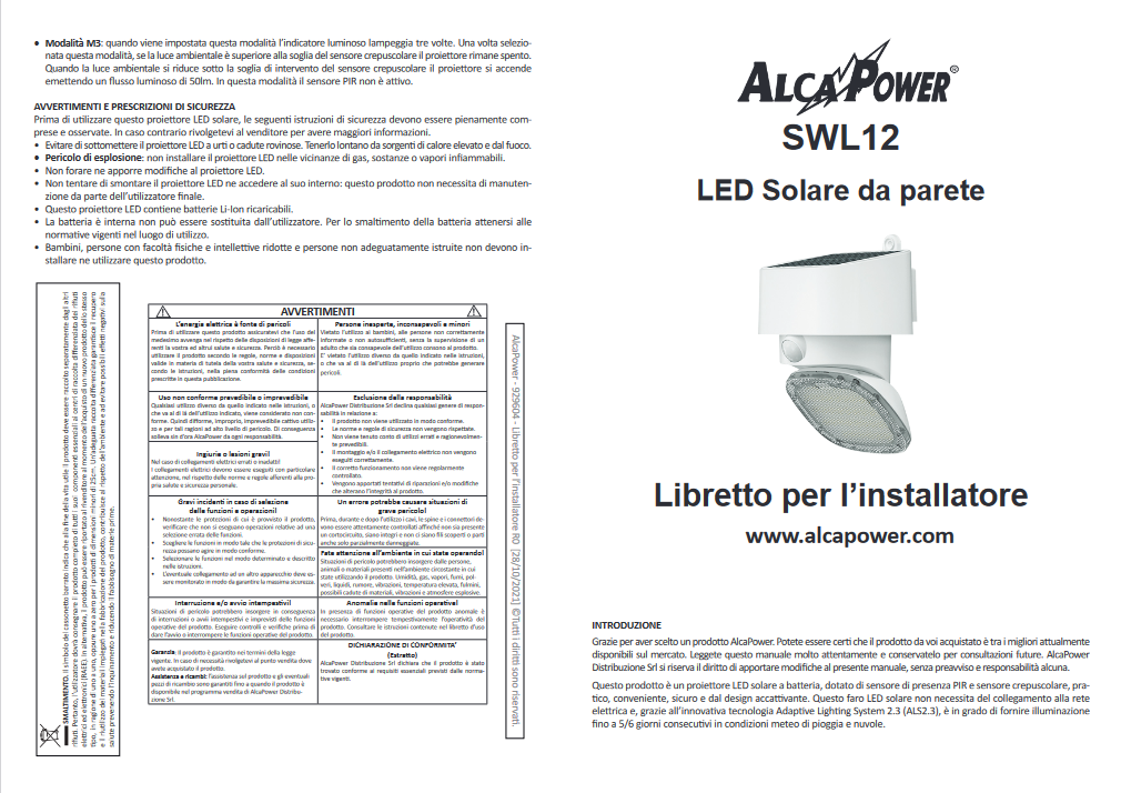 Multifunktionaler/einstellbarer 2000lm LED-Solarstrahler - ALCAPOWER
