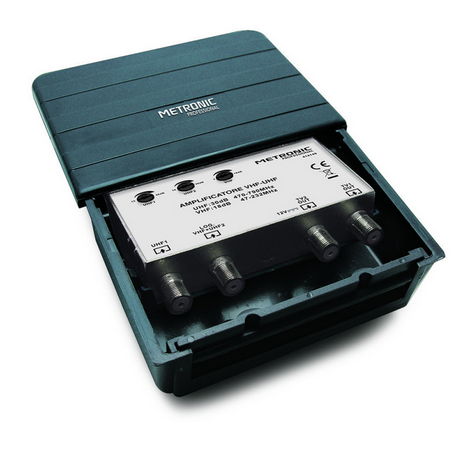 Amplificatore Tv Da esterno 2 Ingressi - 2 Uscite MTERONIC