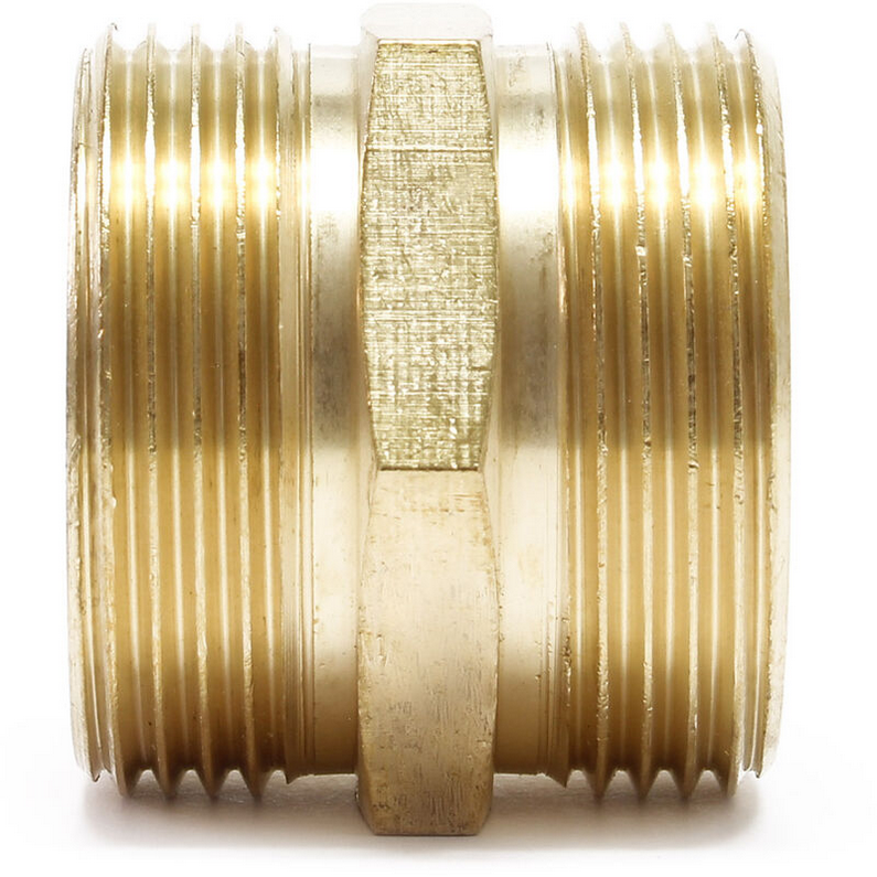 Niples 5 yellow brass threads 3/8'