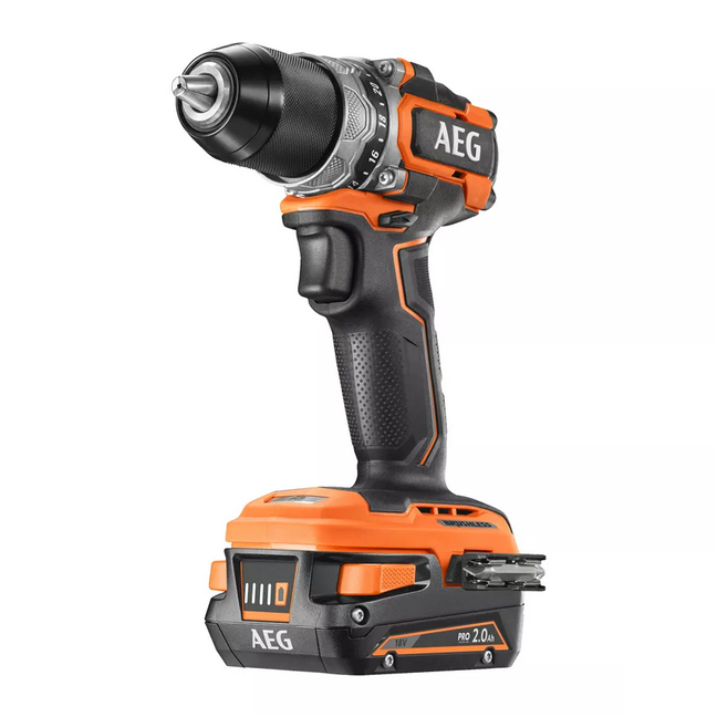 Trapano avvitatore SubCompact 18V Brushless con 2 batterie da 2.0Ah in valigetta - BS 18SBL-202C AEG