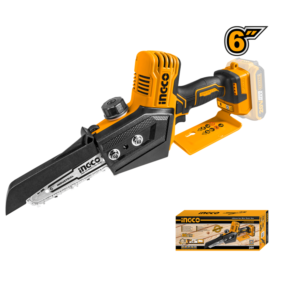 Mini elettrosega 20V 6" nuda ( solo corpo ) - INGCO