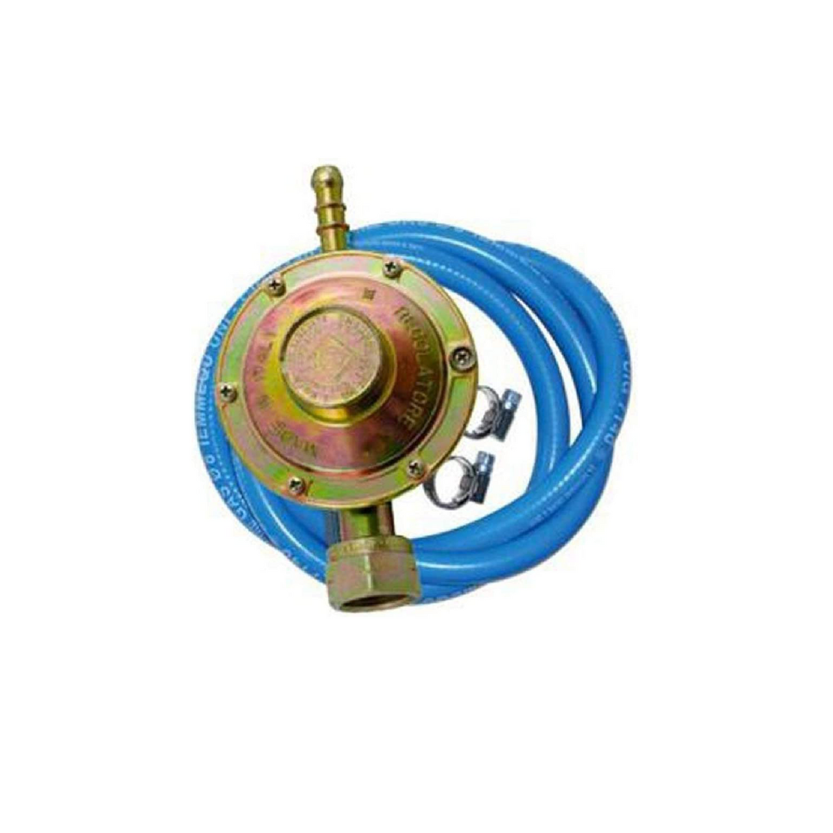 Bausatz zur Montage von LPG-Öfen, Herden, Küchen (Regler + Schlauch + Klemmen)