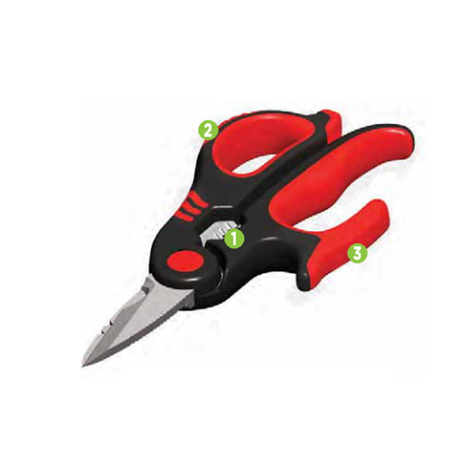 Professionelle Schere für Elektriker mit Kabelschneider - FUMASI