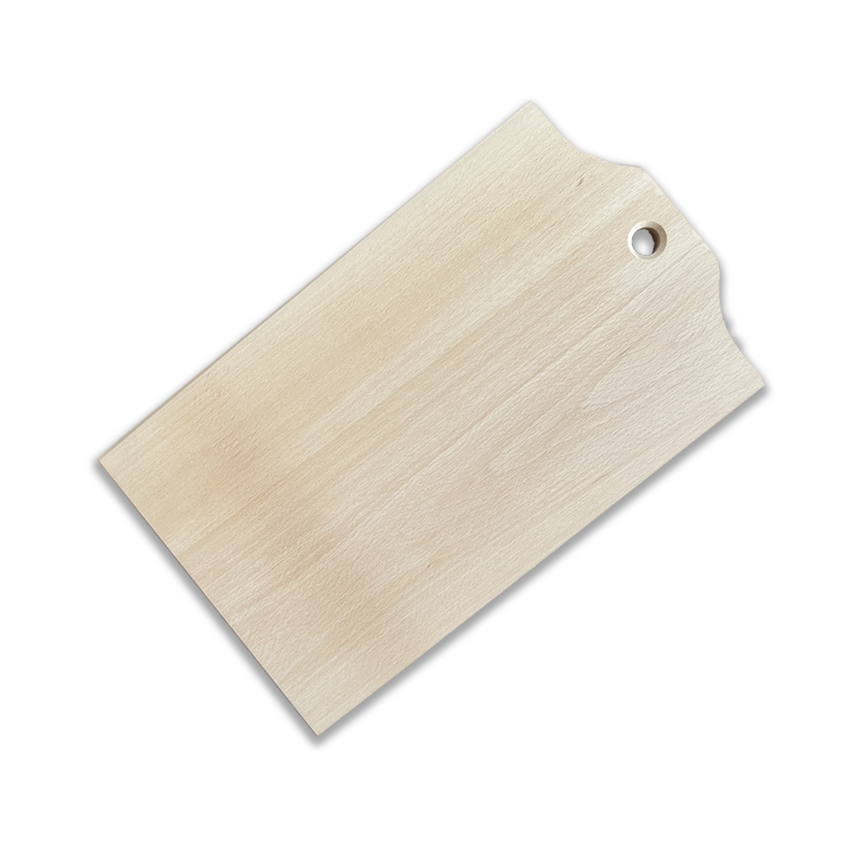 Schneidebrett aus massivem Buchenholz, L37 x T23 x H2 cm