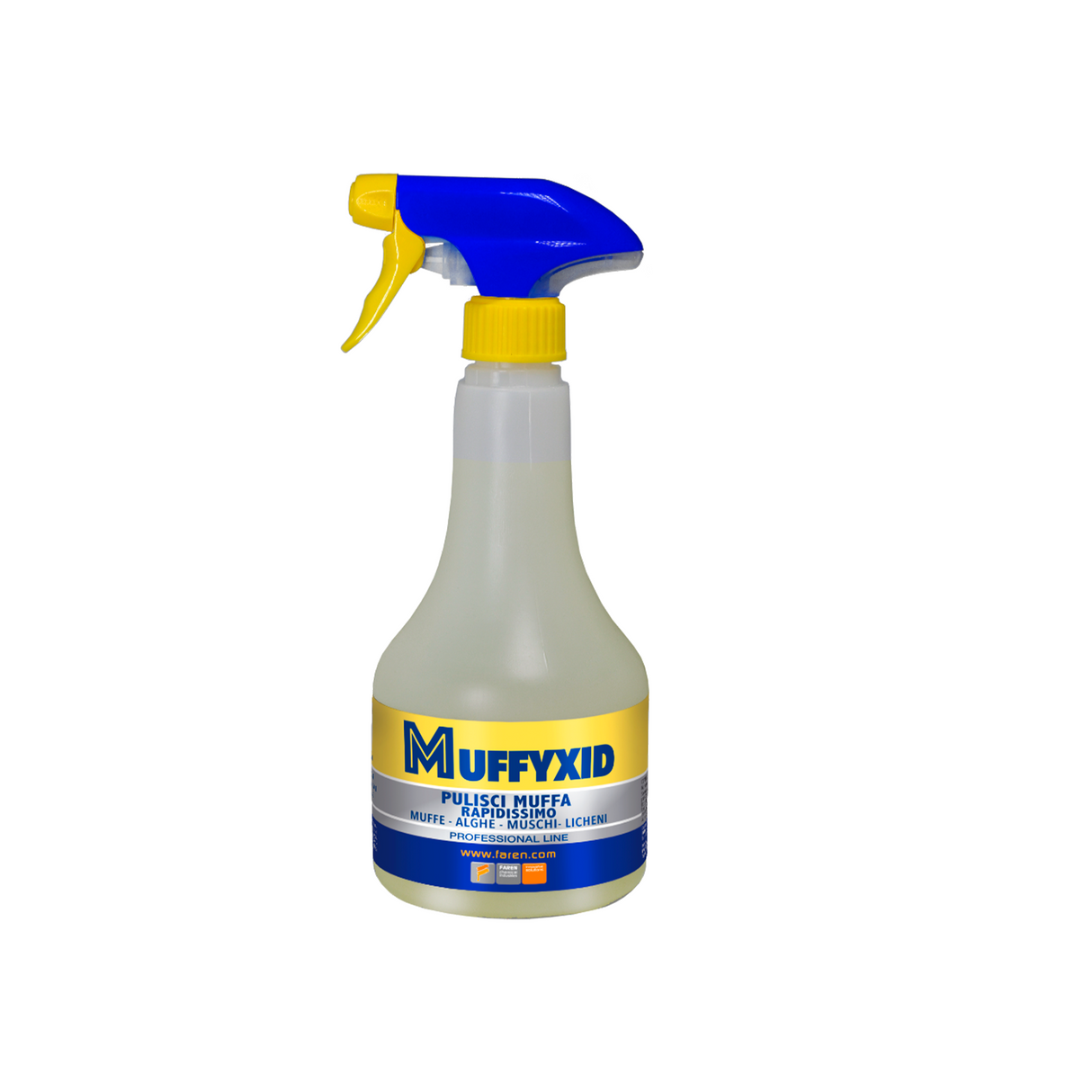 Sanitizing and remediating mold cleaning treatment spray 500 ML MUFFYXID FAREN