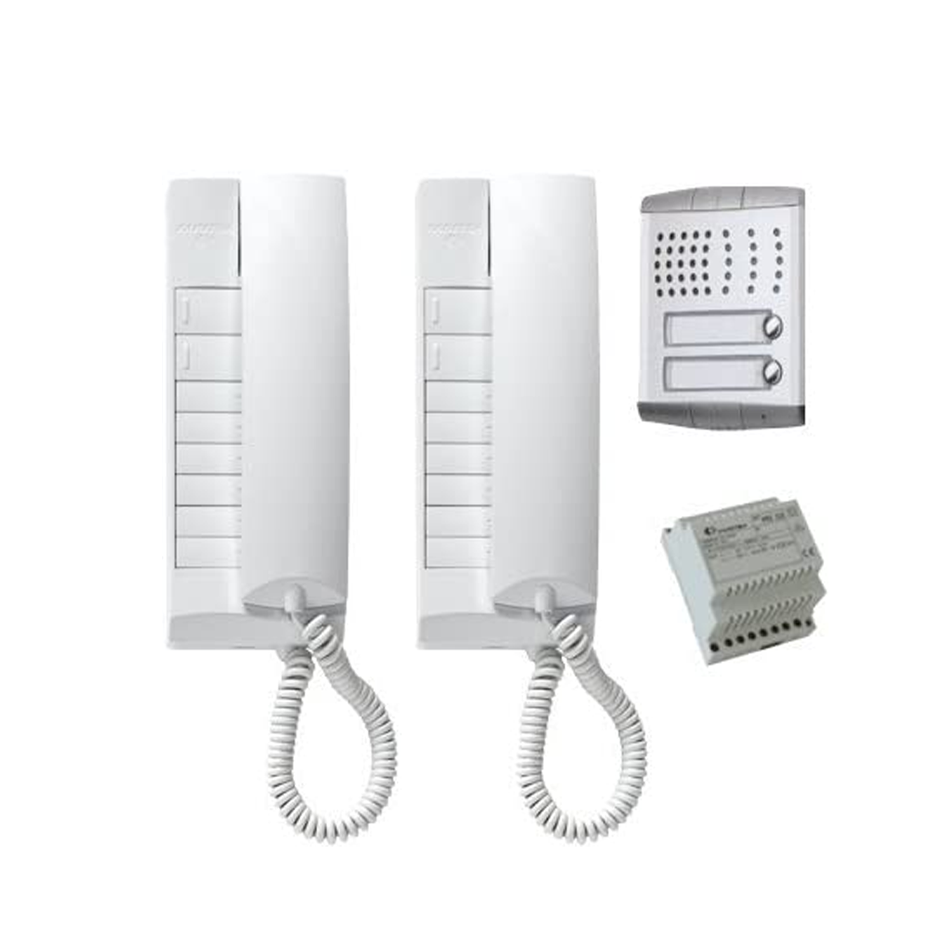 2PEXD 2-Draht (1+1) Zweifamilien-Audio-Intercom-Kit - FARFISA -