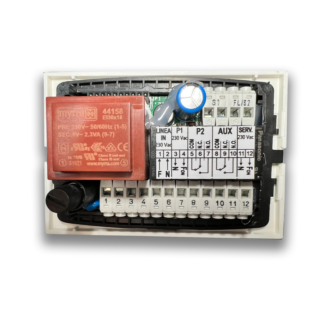 Centralina da incasso per termocamini e termoprodotti TC110 TIEMME versione 2023