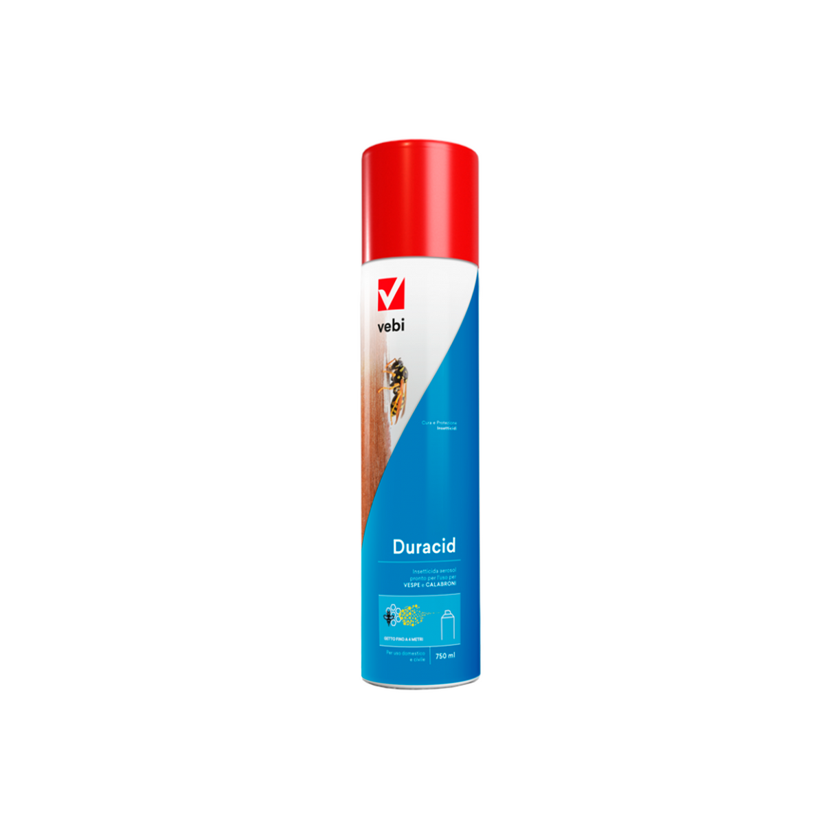 Insecticide DURACID wasps and hornets fine jet at 4 meters 750ml VEBI