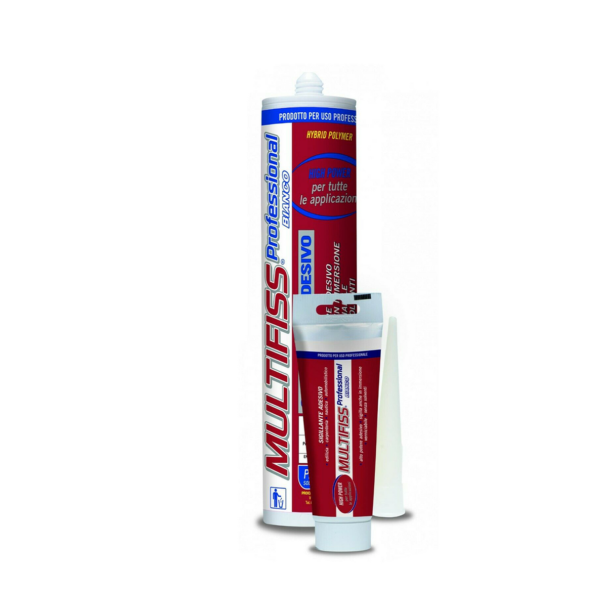 MULTIFISS PROFESSIONAL - Adesivo-sigillante a reticolazione di polimeri ibridi PROCHIMICA 80ml.