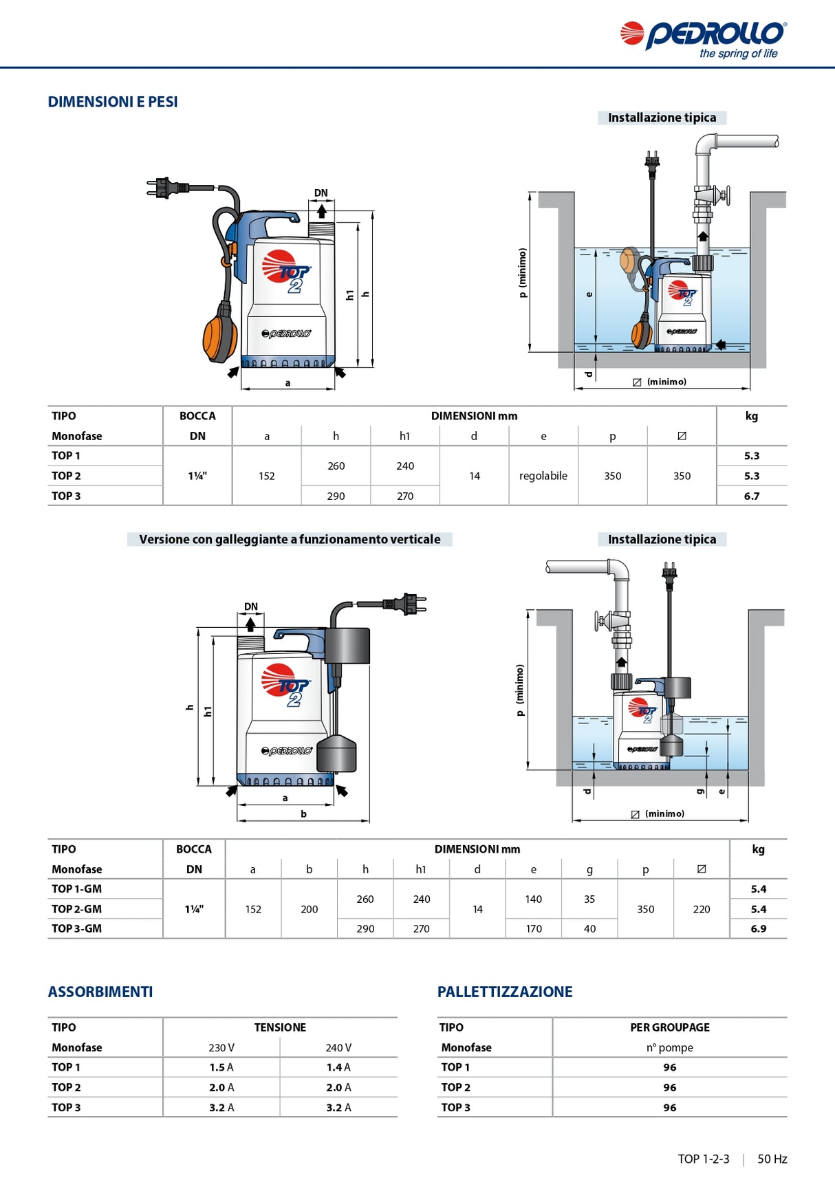 TOP 1 Pedrollo submersible electric drainage pump