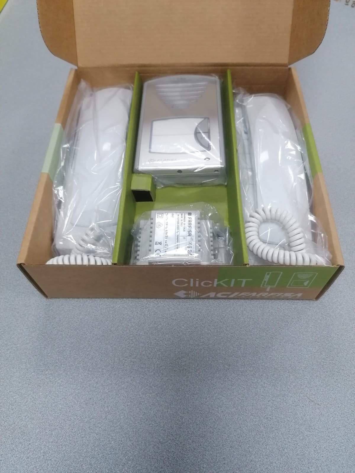 Kit Citofono bifamiliare Farfisa - KIT 2CKSD - La Fattoria