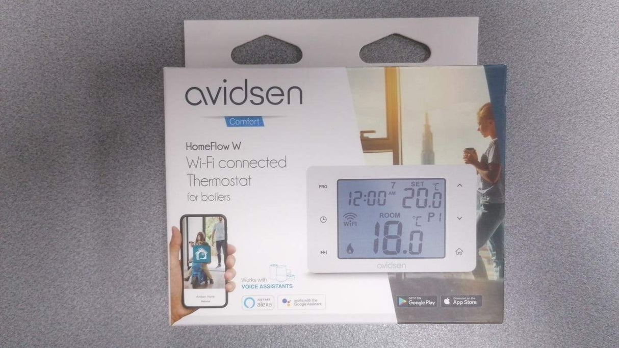 HomeFlow W Termostato connesso Wi-Fi filare per caldaia - La Fattoria