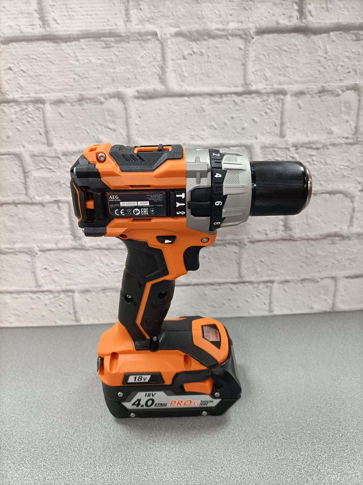 BRUSHLESS impact drill in toolbox With 2 x 4.0Ah batteries - AEG