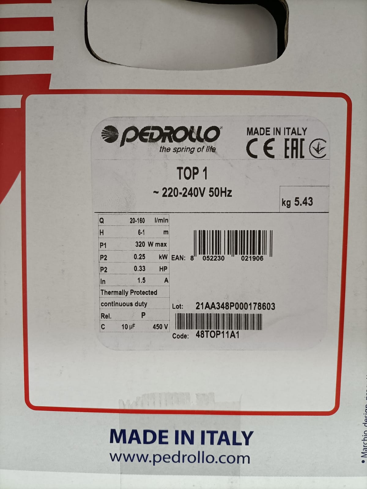 TOP 1 Pedrollo submersible electric drainage pump