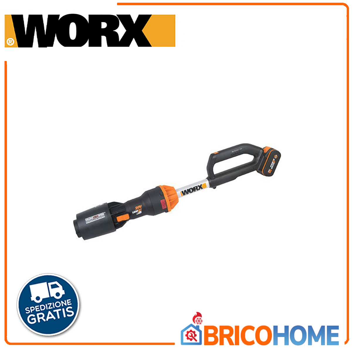 20V 4Ah Batteriegebläse – WORX WG543E