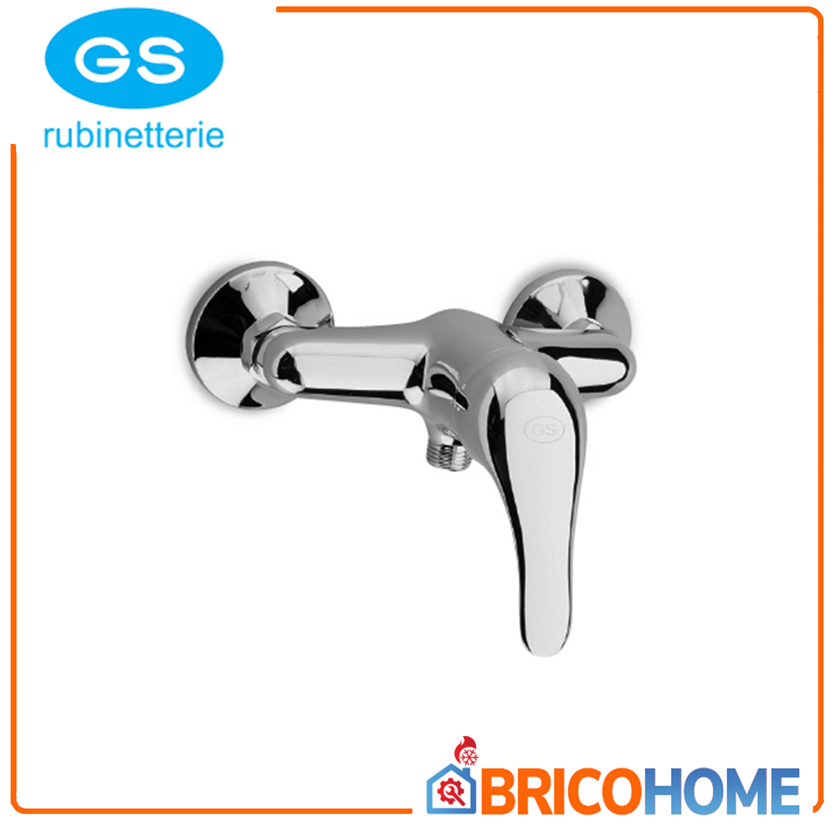 Wandmontierter Einhand-Brausemischer - Ecoline GS