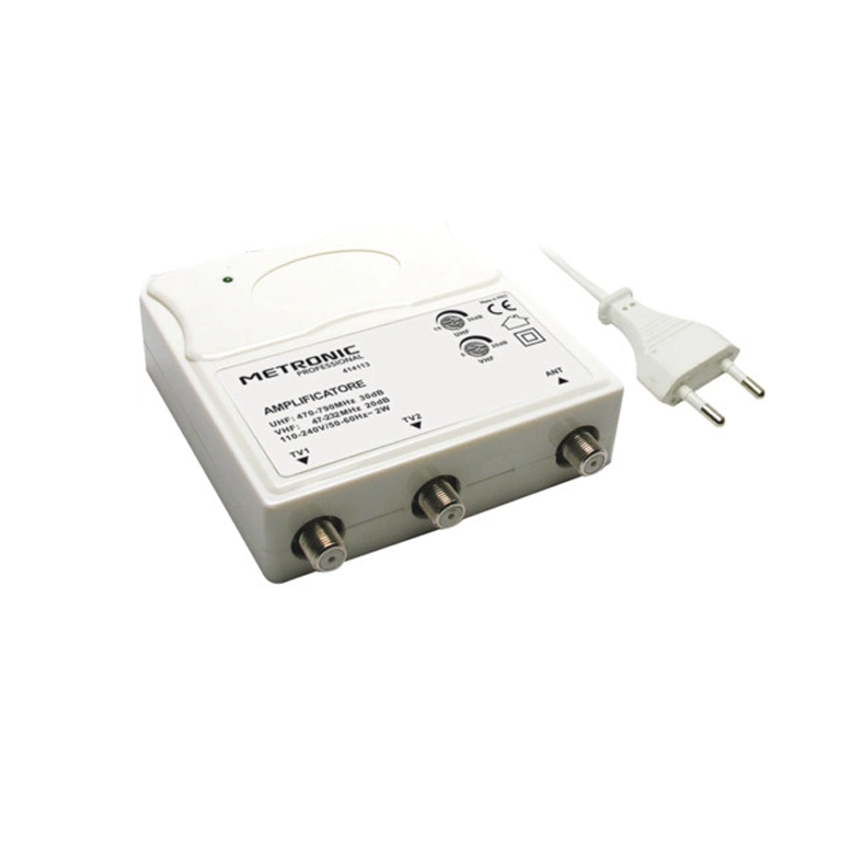 Amplificatore interno per Antenne TV 2USC. -414113 - EU-06641 - La Fattoria