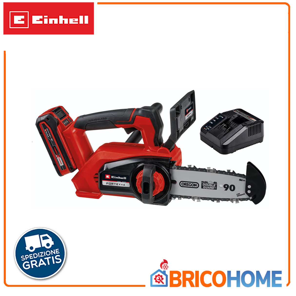 Einhell FORTEXXA 18/20 TH Einhell Akku-Astsäge 14 cm 18 V Balken mit 3,0 Ah Akku