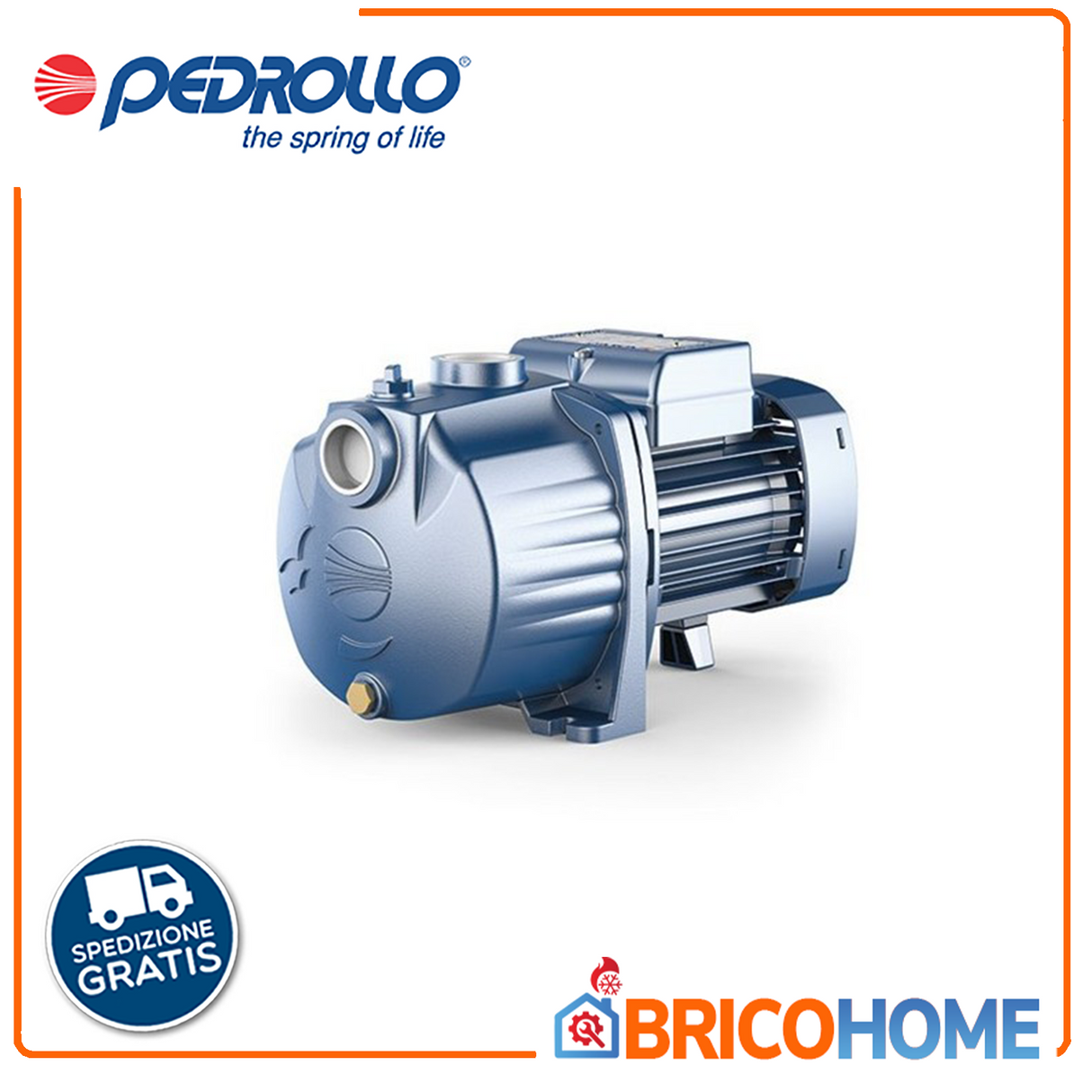 Silent multi-impeller centrifugal electric pump PEDROLLO 4CPm100 HP. 1.0