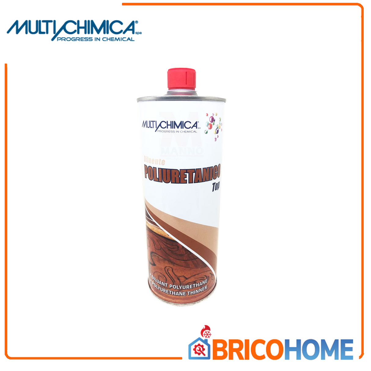 Polyurethan-Verdünner Top-Verdünnung von Polyurethan-Finish-Primern 1LT MULTICHIMICA
