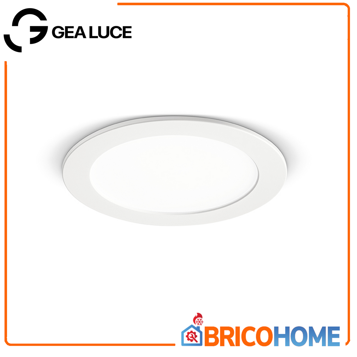 Faretto da incasso tondo 12W - luce naturale 4000K - MAIA - Gea Led