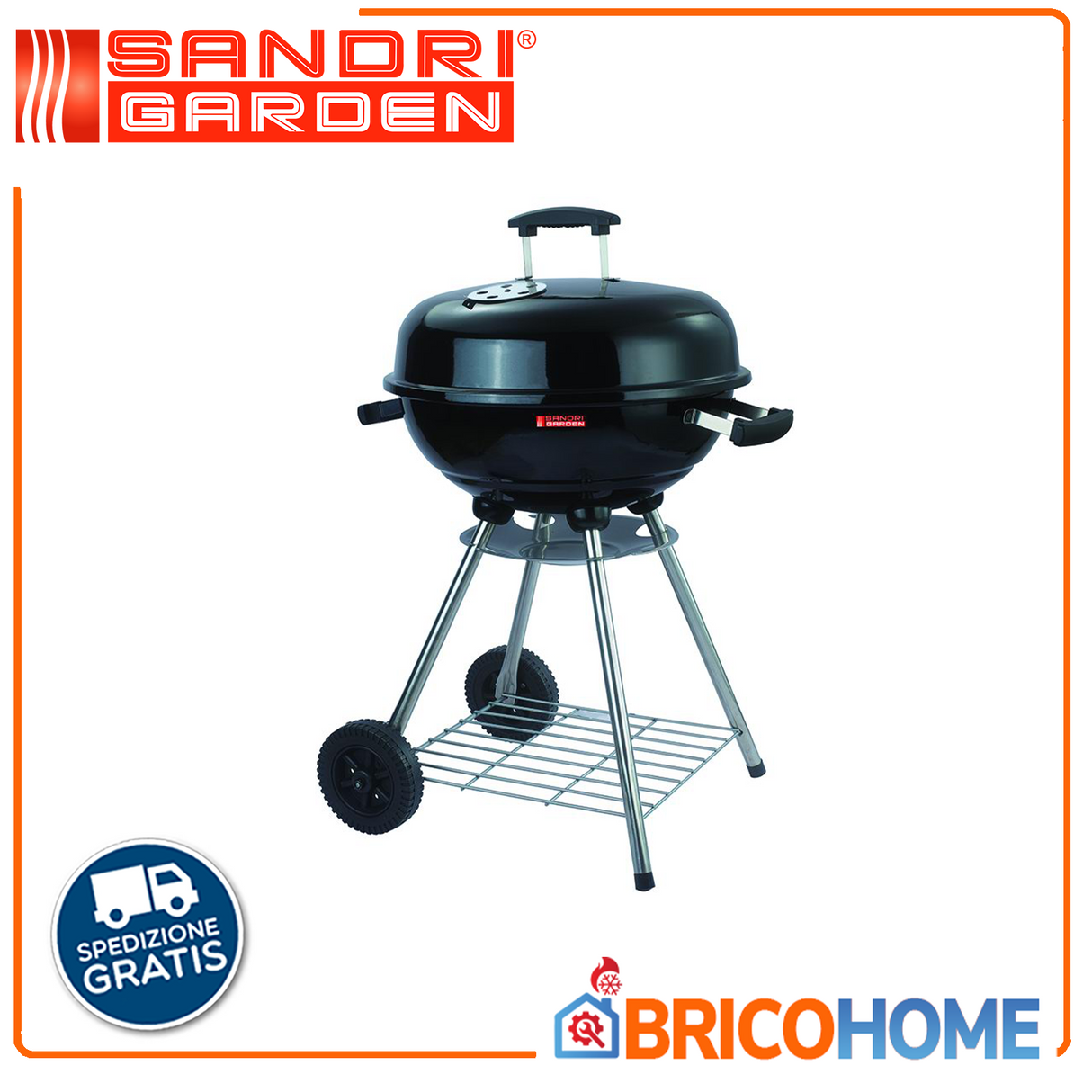 Kugelgrill, Durchmesser 45 cm – SG 45K SANDRIGARDEN