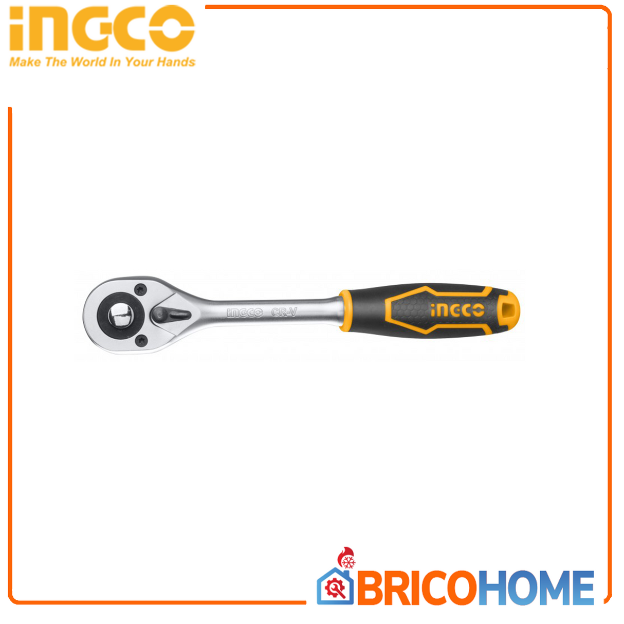 Cricchetto reversibile 1/2' pollice 45 denti INGCO