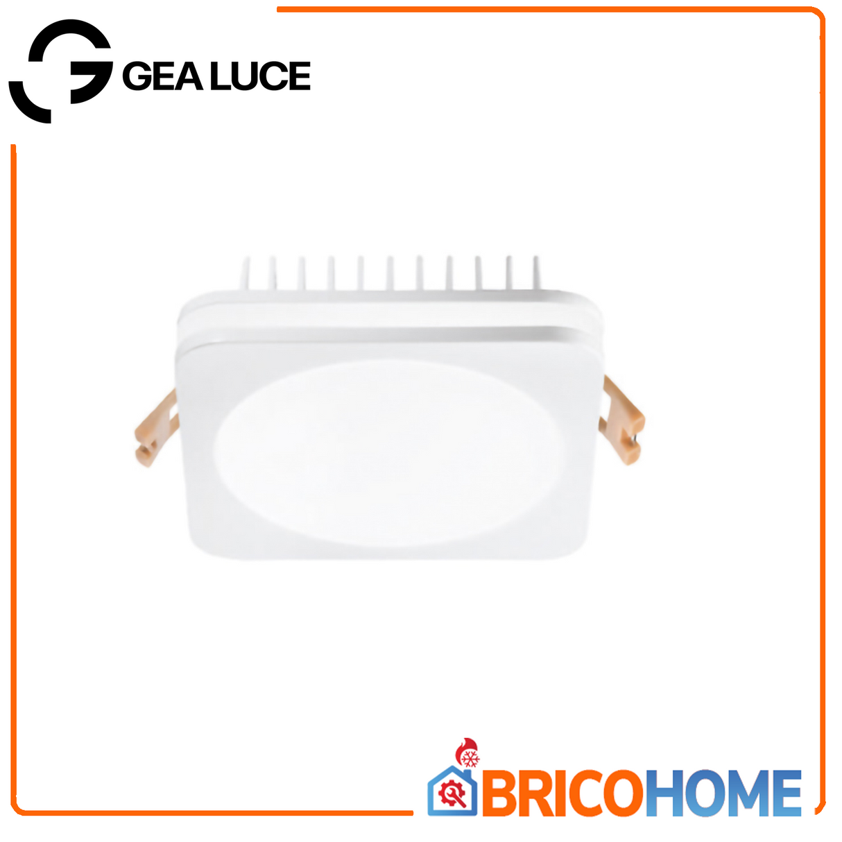 Quadratischer Einbaustrahler 10 W - 4000 K natürliches Licht - CARDEA - Gea Led