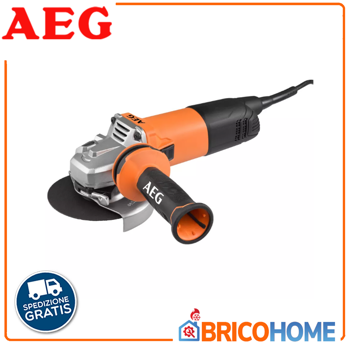Mühle 1000 W mit Scheibendurchmesser 125 mm AEG