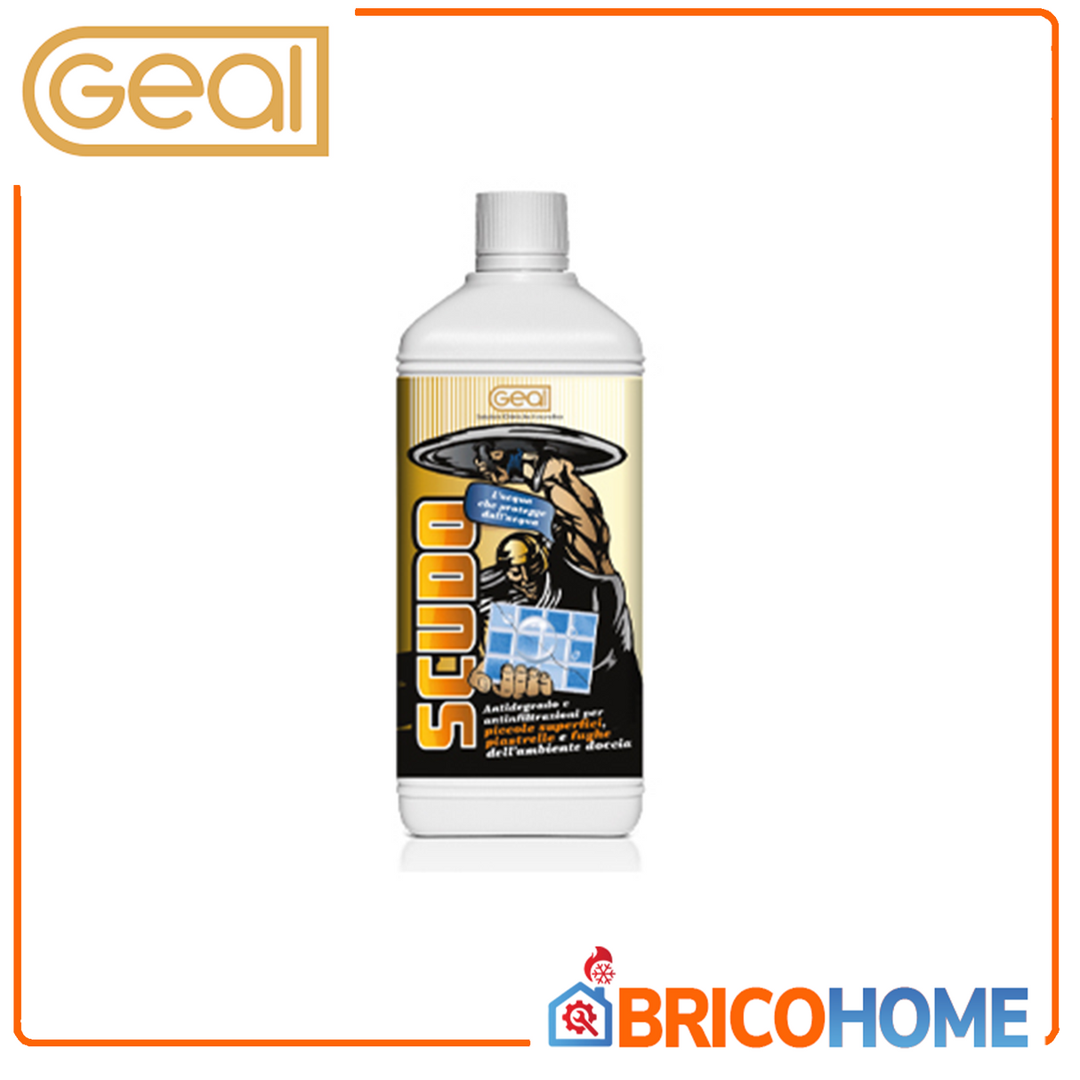 Waterproofing for terraces Nanotechnological water repellent 1 Liter SCUDO-GEAL