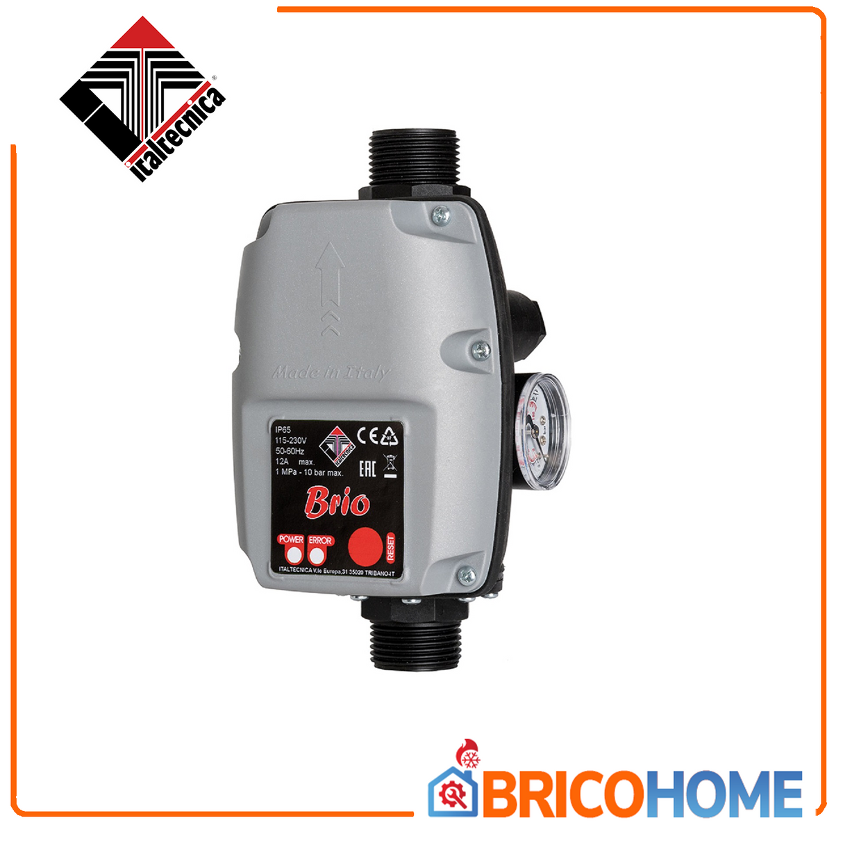 Presscontrol Electronic pressure regulator for ITALTECNICA BRIO electric pumps
