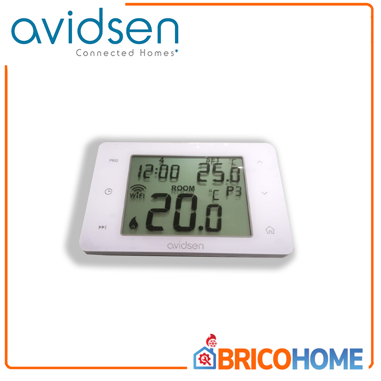 Cronotermostato connesso Wi-Fi filare Touchscreen compatibile scatola 503