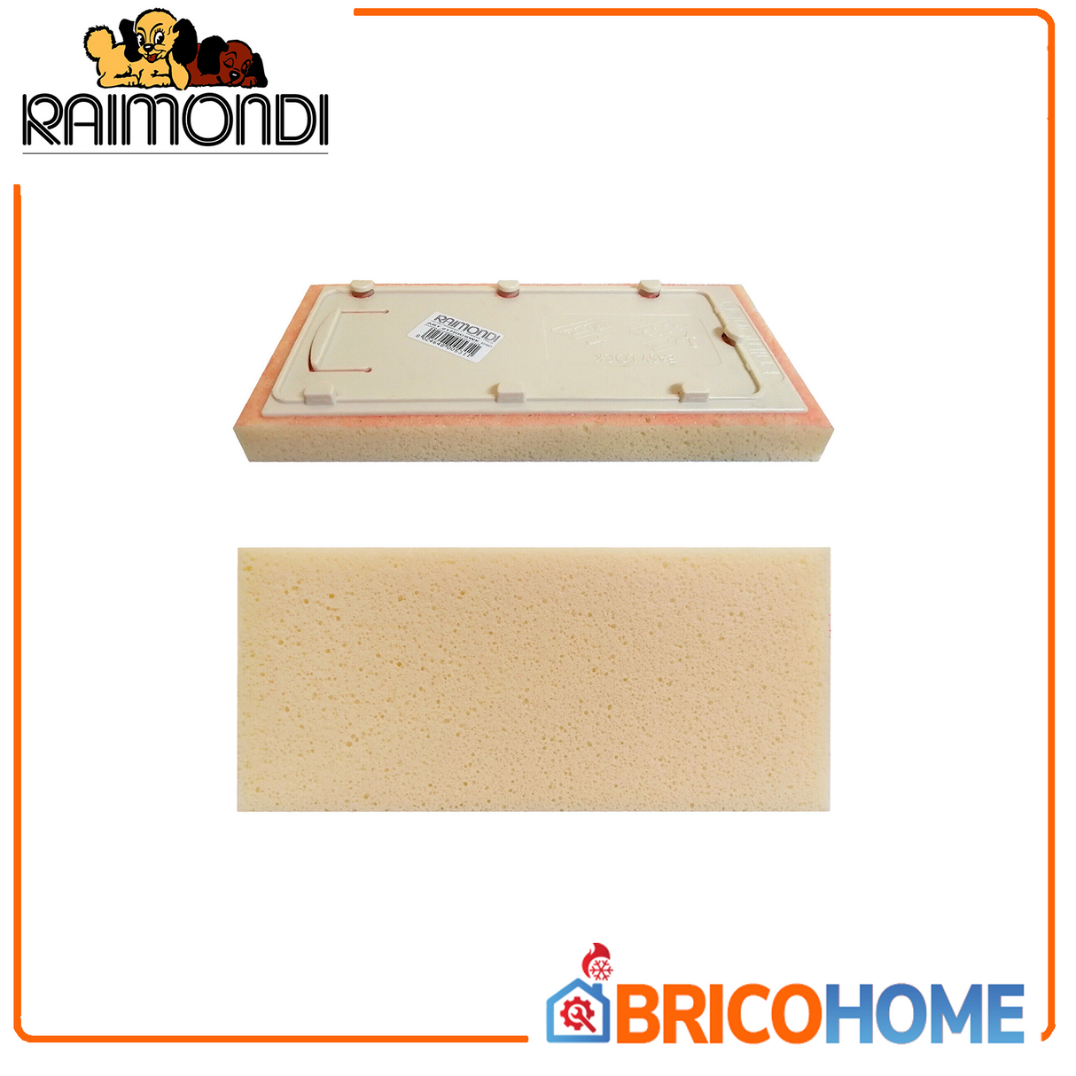 Spugna di ricambio per pulitura bianca cm13x30 - "Sweepex" Raimondi