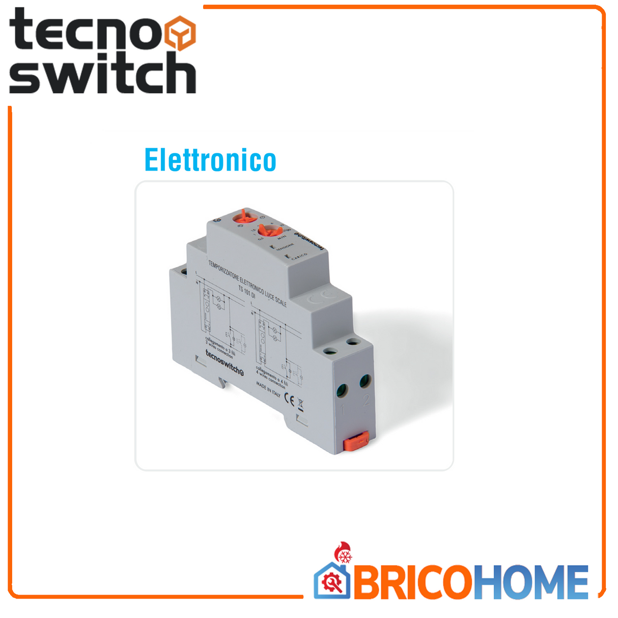 Temporizzatore luce scale Tecno Switch
