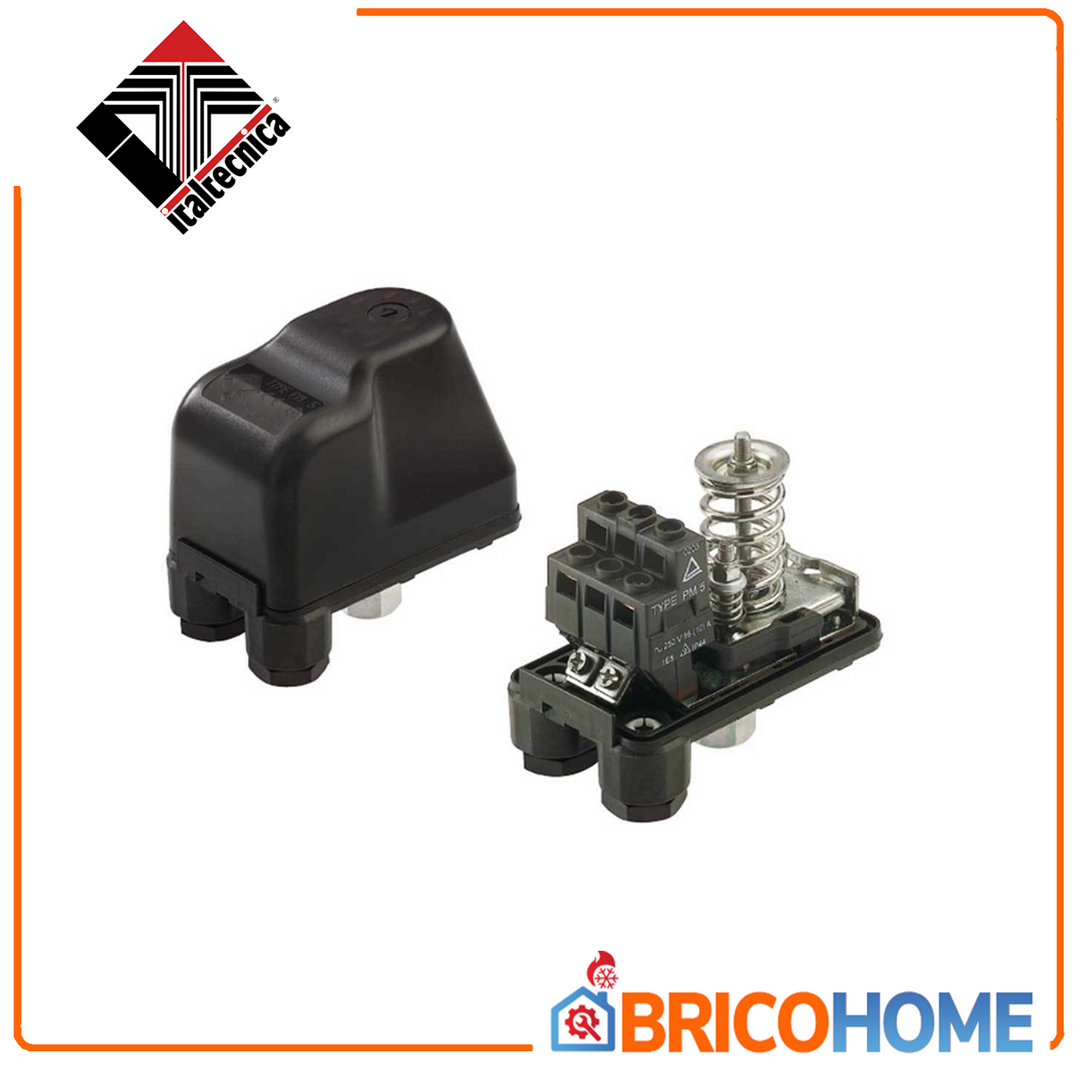 Three-phase pressure switch for autoclave 1.5-5.0 BAR PT/5 ITALTECNICA