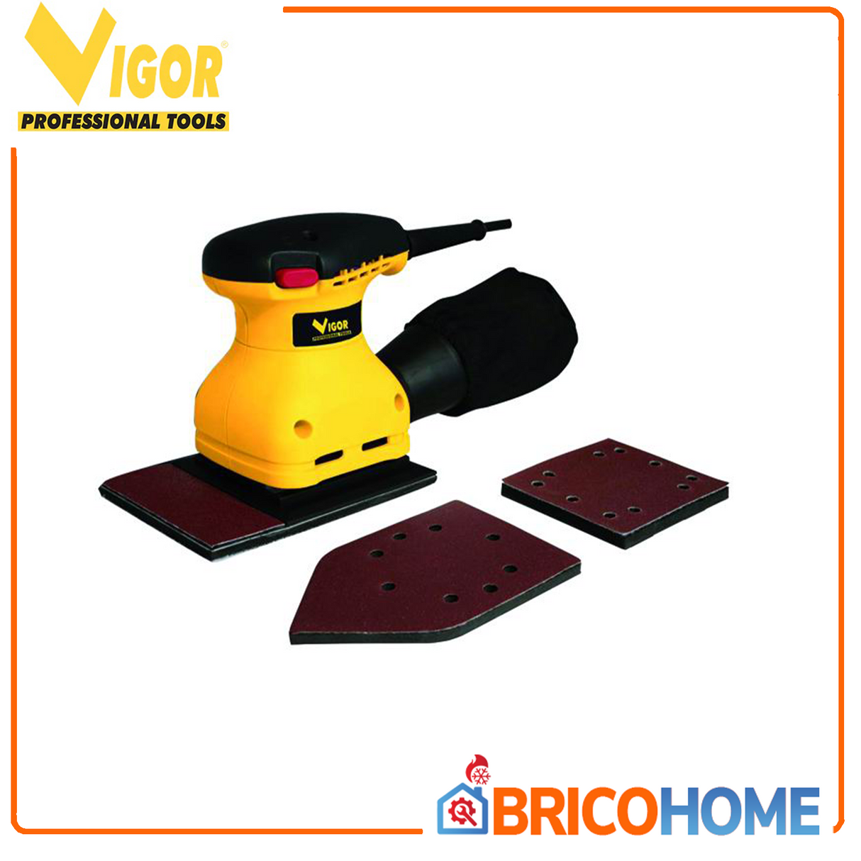 Fensterladenschleifer mit 3 Platten 240 W – Vigor VLP-190