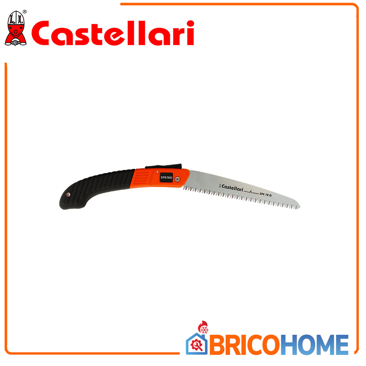Seghetto per potatura pieghevole lama dritta 18 cm SPE 18 G CASTELLARI
