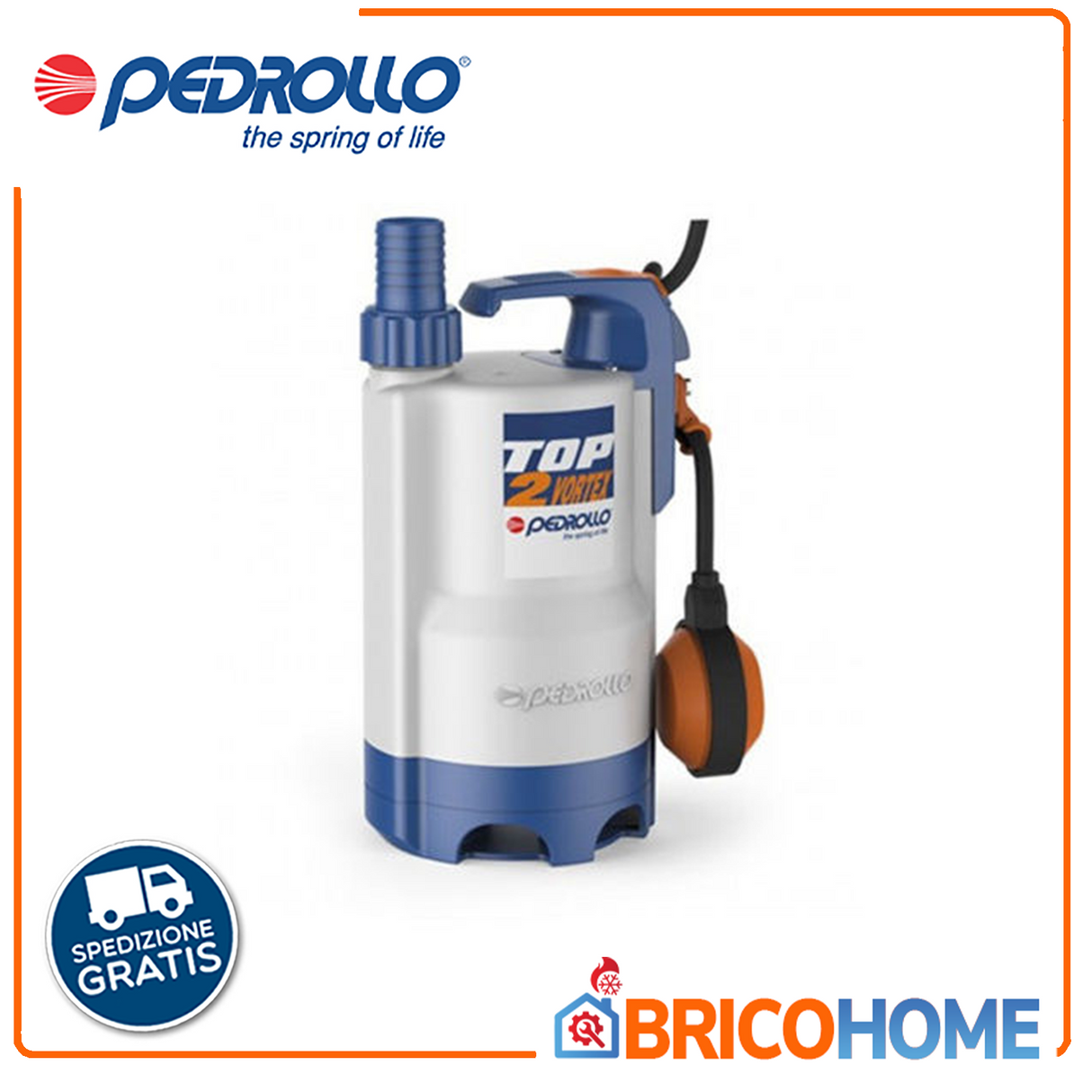 Elettropompa da drenaggio per acque sporche TOP 2 - VORTEX