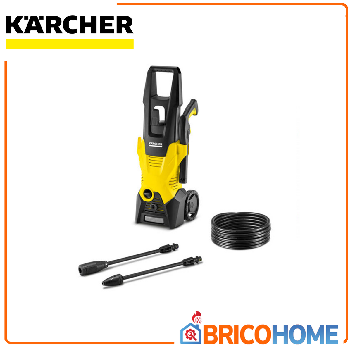 Idropulitrice acqua fredda Karcher K3 120BAR 1600W con accessori