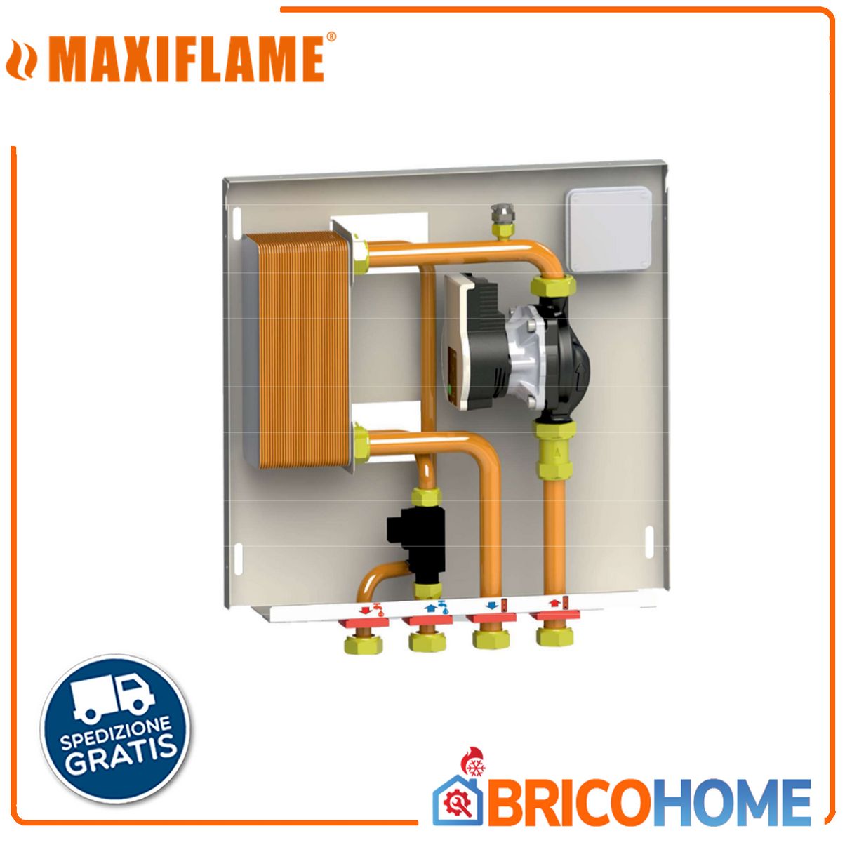 Superkompaktes Modul für die Warmwasserbereitung im Haushalt 17,5 l/min – MX125/ACS