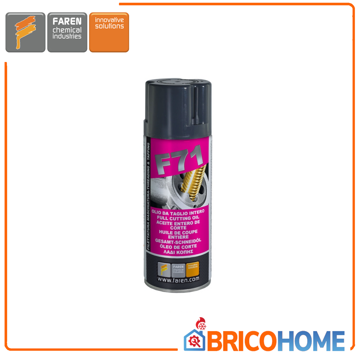 Schneidöl zum Gewindeschneiden und Gewindeschneiden 400ml F71 FAREN