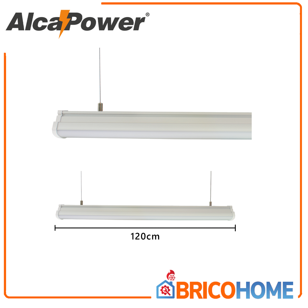 Plafoniera LED Rail IP44 40W 120cm 4500K