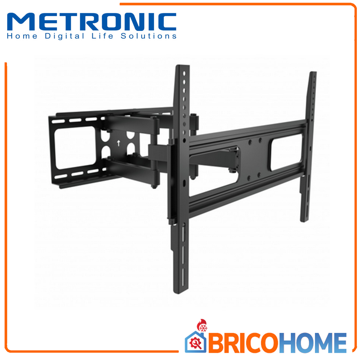 Doppelarm-TV-Wandhalterung von 55'' bis 70'' - Metronic