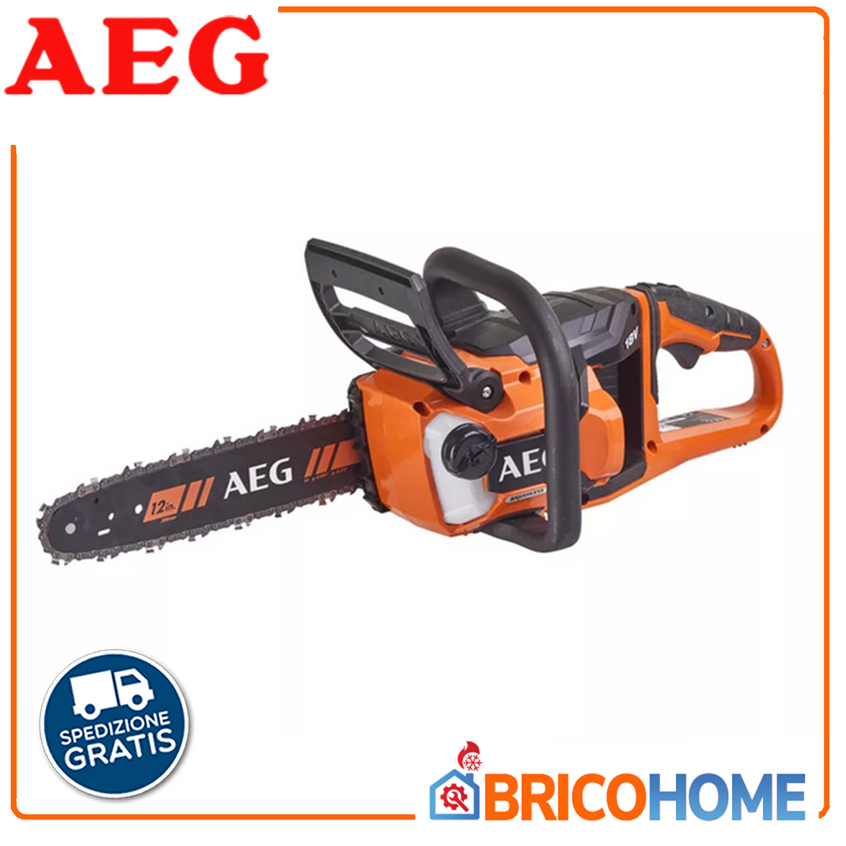 Elettrosega BRUSHLESS 18V nuda (solo corpo) - AEG