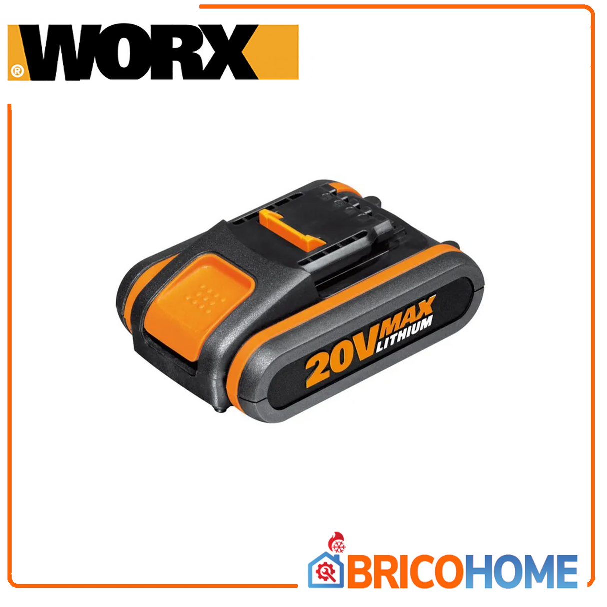 20V 2Ah Lithiumbatterie - WORX WA3551.1