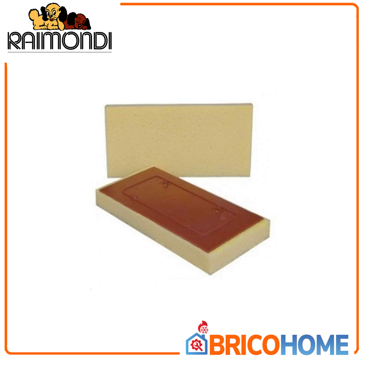 Spugna di ricambio per pulitura bianca cm17x34 - "Sweepex" Raimondi